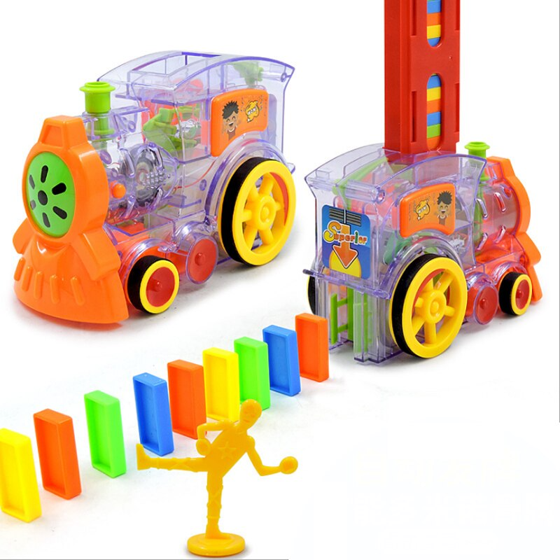 Domino Magic | Perfecte Rij In Seconden - Zelfrijdende Dominotrein