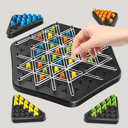 Chaingame - Ketting Driehoek Schaak Gezinsbord Fun Spel