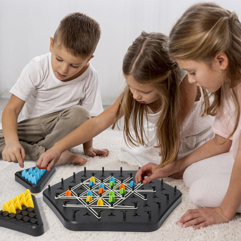 Chaingame - Ketting Driehoek Schaak Gezinsbord Fun Spel