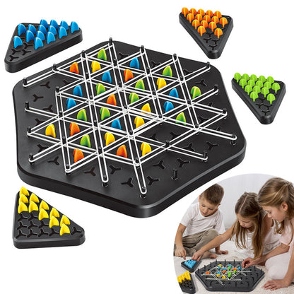 Chaingame - Ketting Driehoek Schaak Gezinsbord Fun Spel