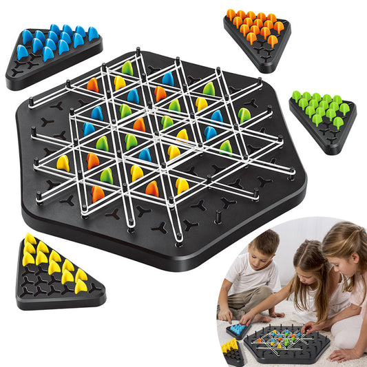 Chaingame - Ketting Driehoek Schaak Gezinsbord Fun Spel