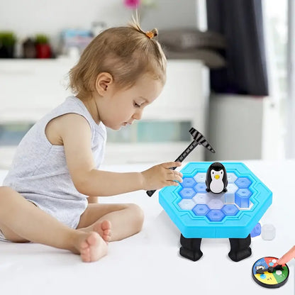 Pingufun | Bouw En Breek De Ijsvlakte - Educatief Bordspel