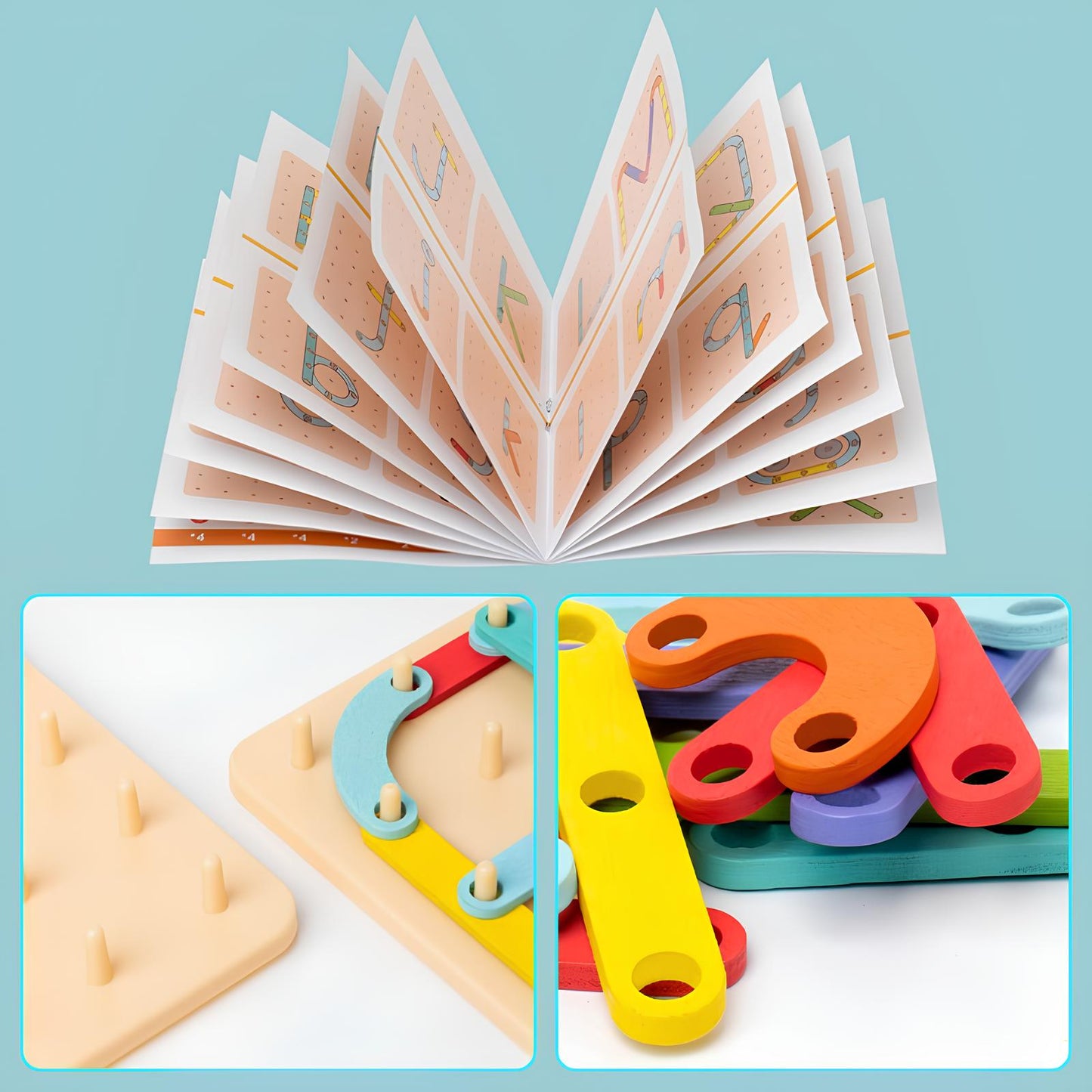 Thinkfit | Stimuleer Logisch En Creatief Denken - Montessori Houten Puzzel