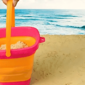 Wavebucket | Compact Meenemen En Bouwen - Opvouwbare Emmer