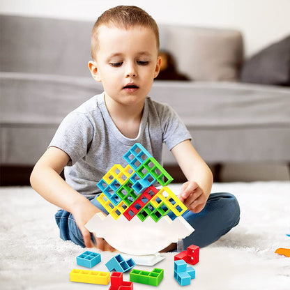 Tetratower | Slim Bouwen En Balanceren -  Educatief Stapelspel
