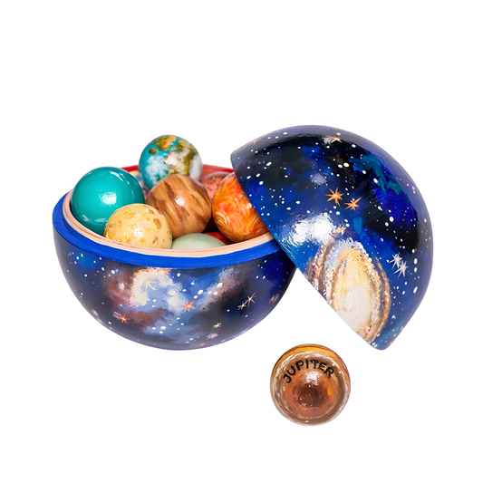Galaxyquest | Leerzaam Planeten Avontuur - Houten Planeten Set
