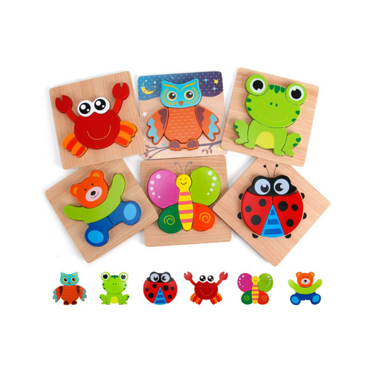 Puzzleplay | Leren En Ontdekken - Houten Puzzelset