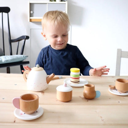 Littletea | Fantasierijke Speelset Voor Thee - Houten Theeset