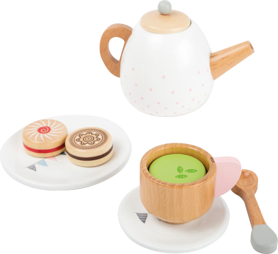 Littletea | Fantasierijke Speelset Voor Thee - Houten Theeset