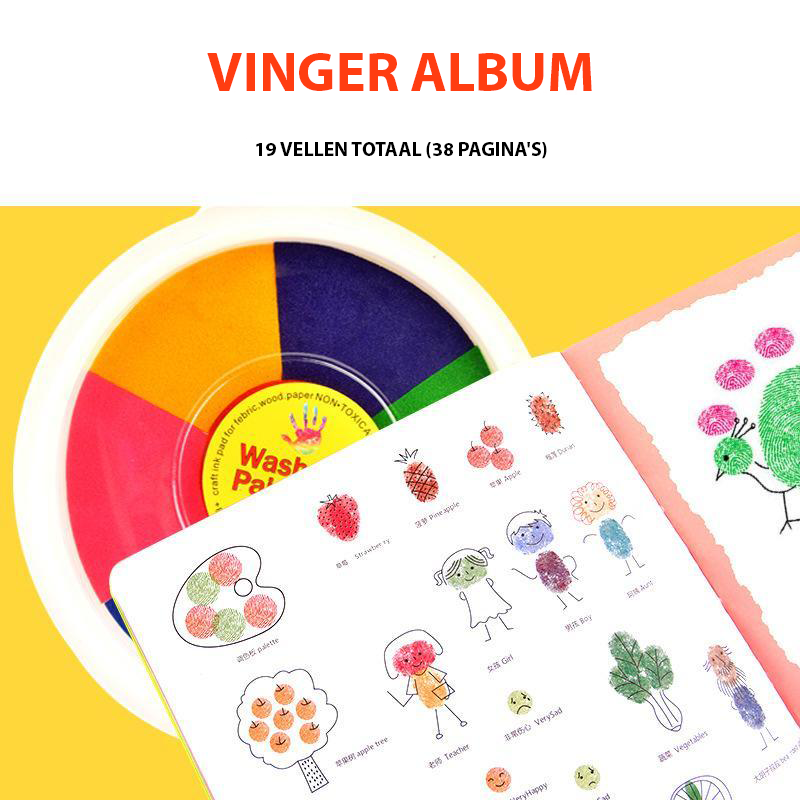 Colorpals | Kleurrijke Creaties Met Vingerstempels - Vingerstempel Set
