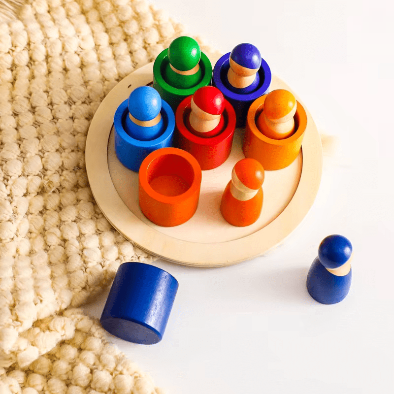 Stackjoy | Creatief Leren En Bouwen - Houten Stapelspel