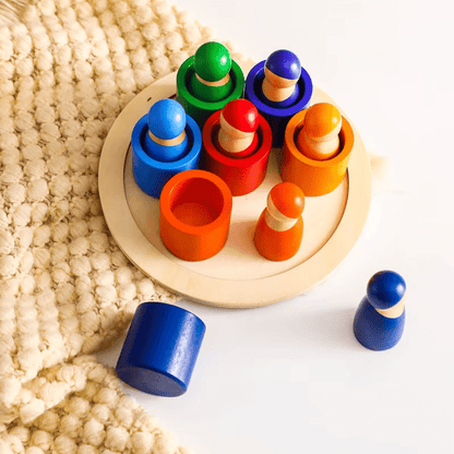 Stackjoy | Creatief Leren En Bouwen - Houten Stapelspel