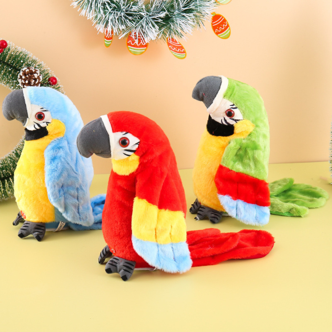 Parrotplay | Pratende Papegaai Met Muziek - Educatief Knuffel