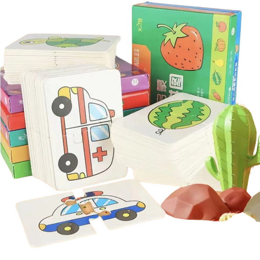 Brightmatch | Ontwikkel Geheugen En Vaardigheden - Educatieve Puzzelkaarten