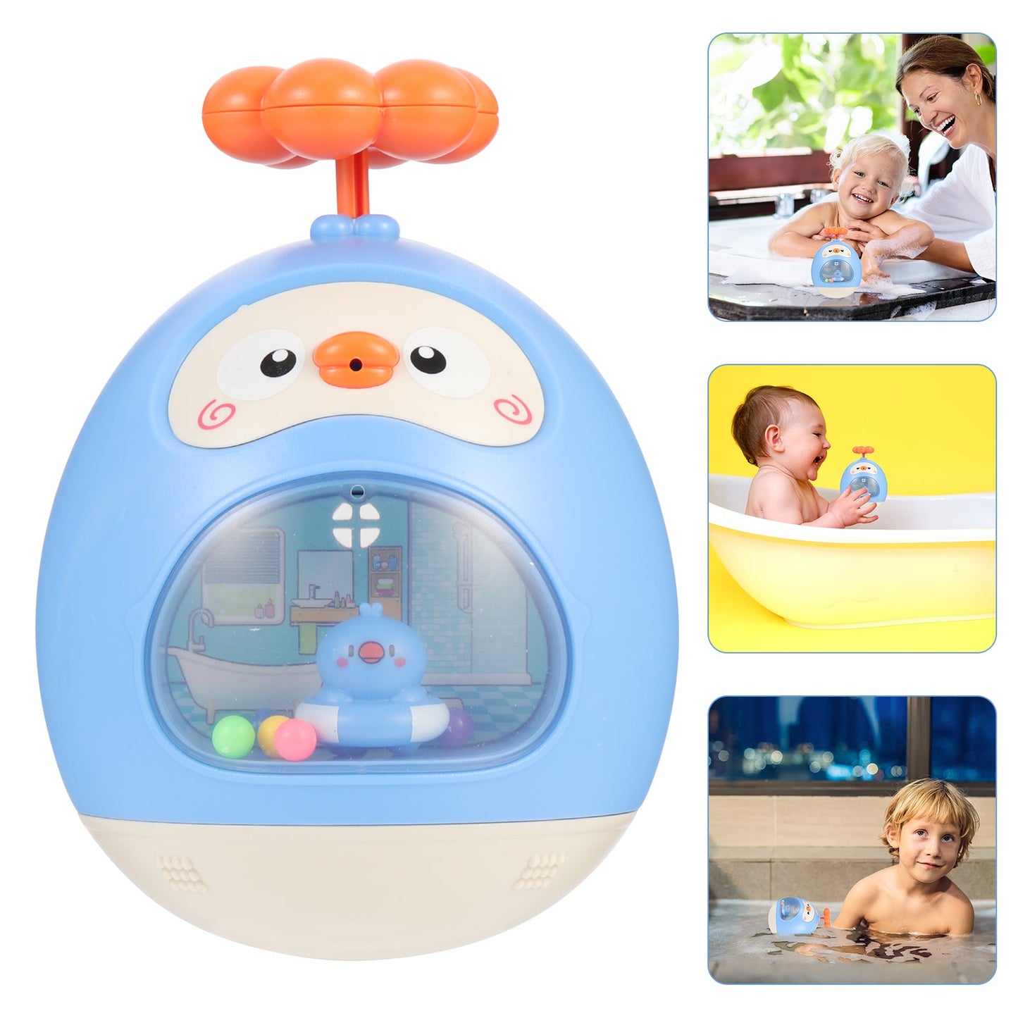 Bubbleduck | Kleurrijke Waterstralen - Badspeelgoed