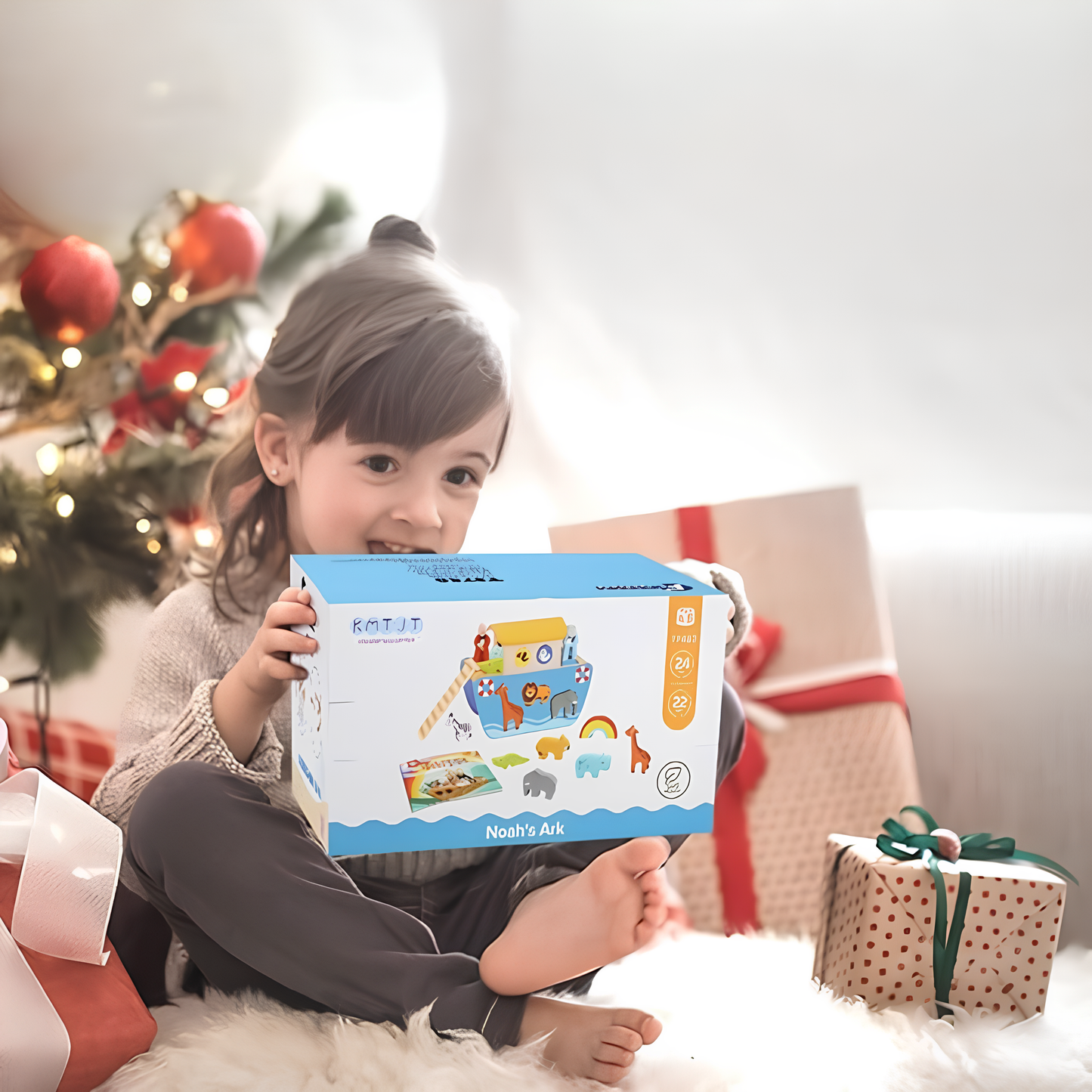 Wonder Ark | Spelen En Leren Met Dieren - Houten Montessori Speelset