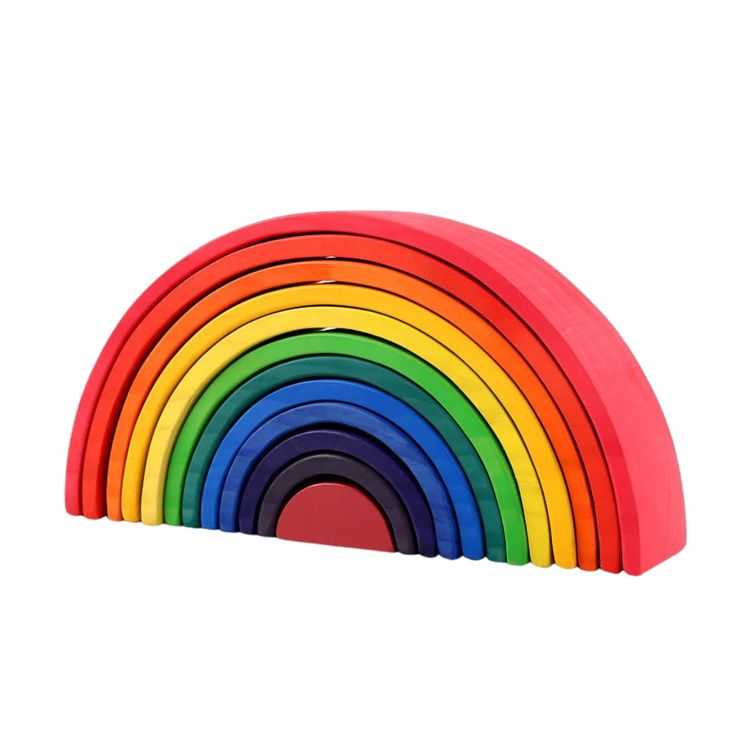Rainbowbalance | Kleuren En Vormen Ontdekken - Educatieve Stapelblokken