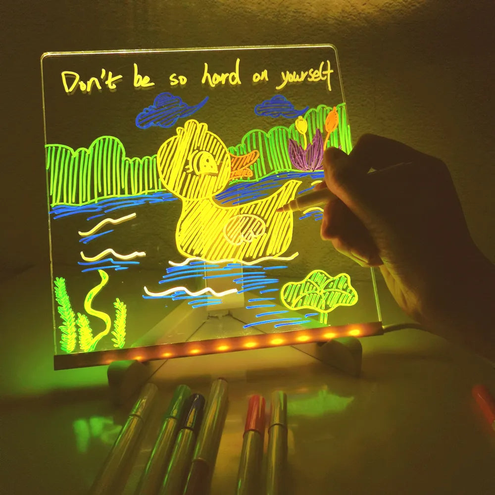 Glowart | Kunstwerken Die Oplichten - Tekenbord