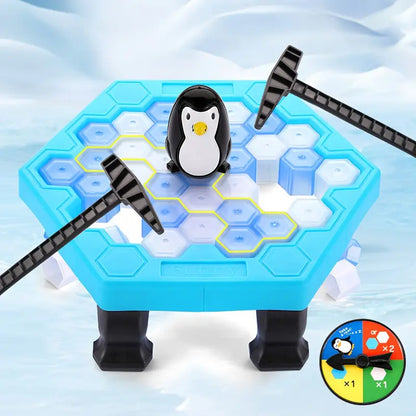Pingufun | Bouw En Breek De Ijsvlakte - Educatief Bordspel
