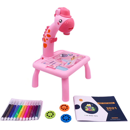 Dinoart Table | Creatieve Dino Tekentafel - Tekenbord