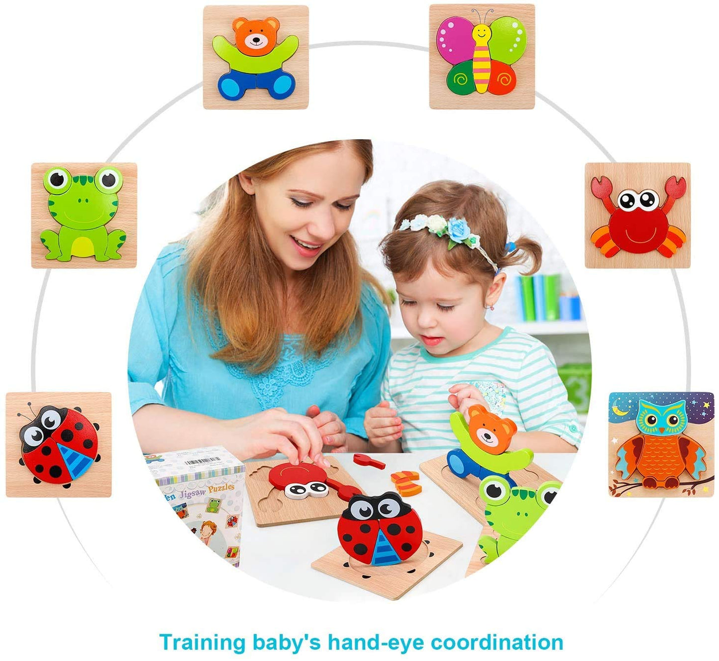 Puzzleplay | Leren En Ontdekken - Houten Puzzelset