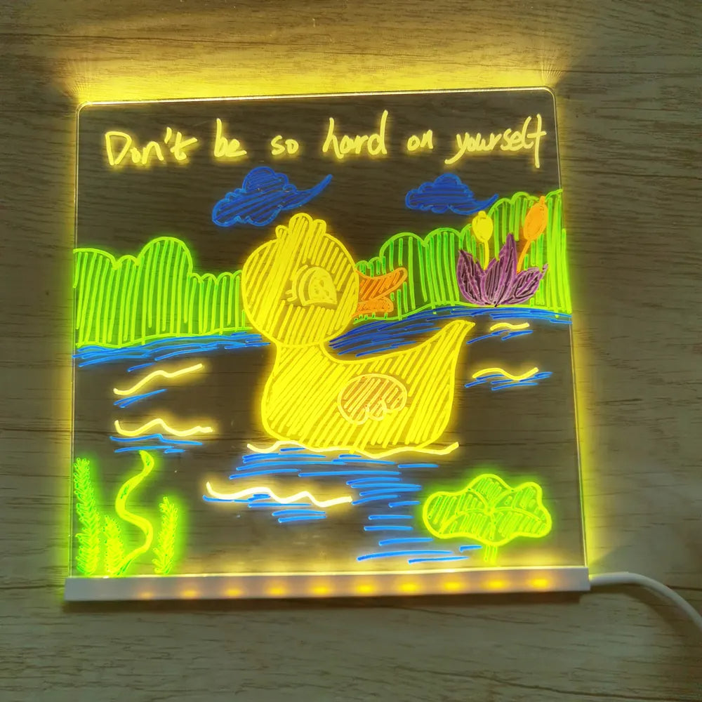 Glowart | Kunstwerken Die Oplichten - Tekenbord
