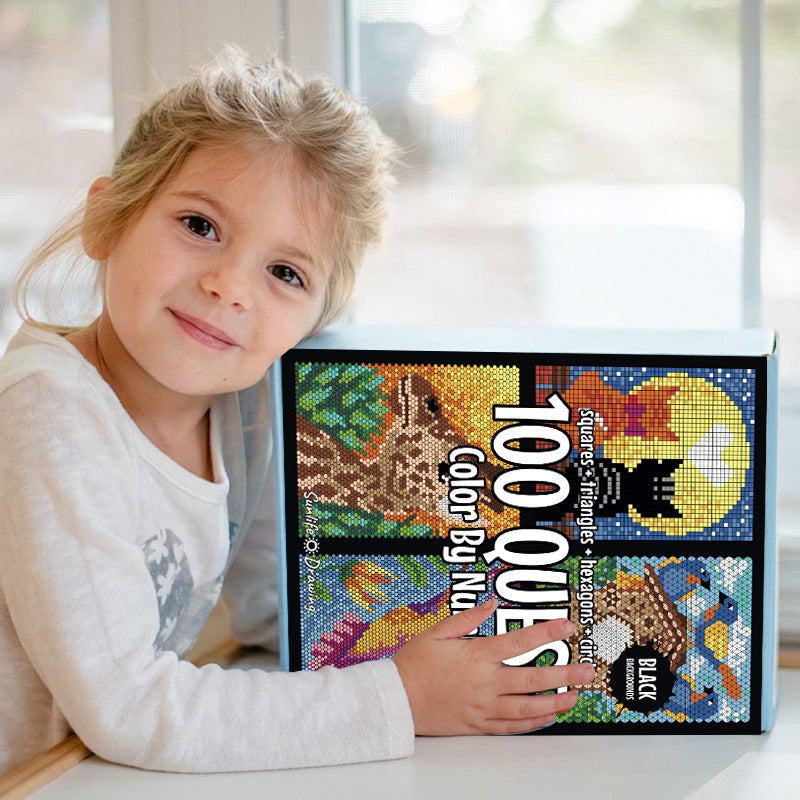 Colorquest | Kleuren Op Nummer Ontdekkingstocht - Kleurboek
