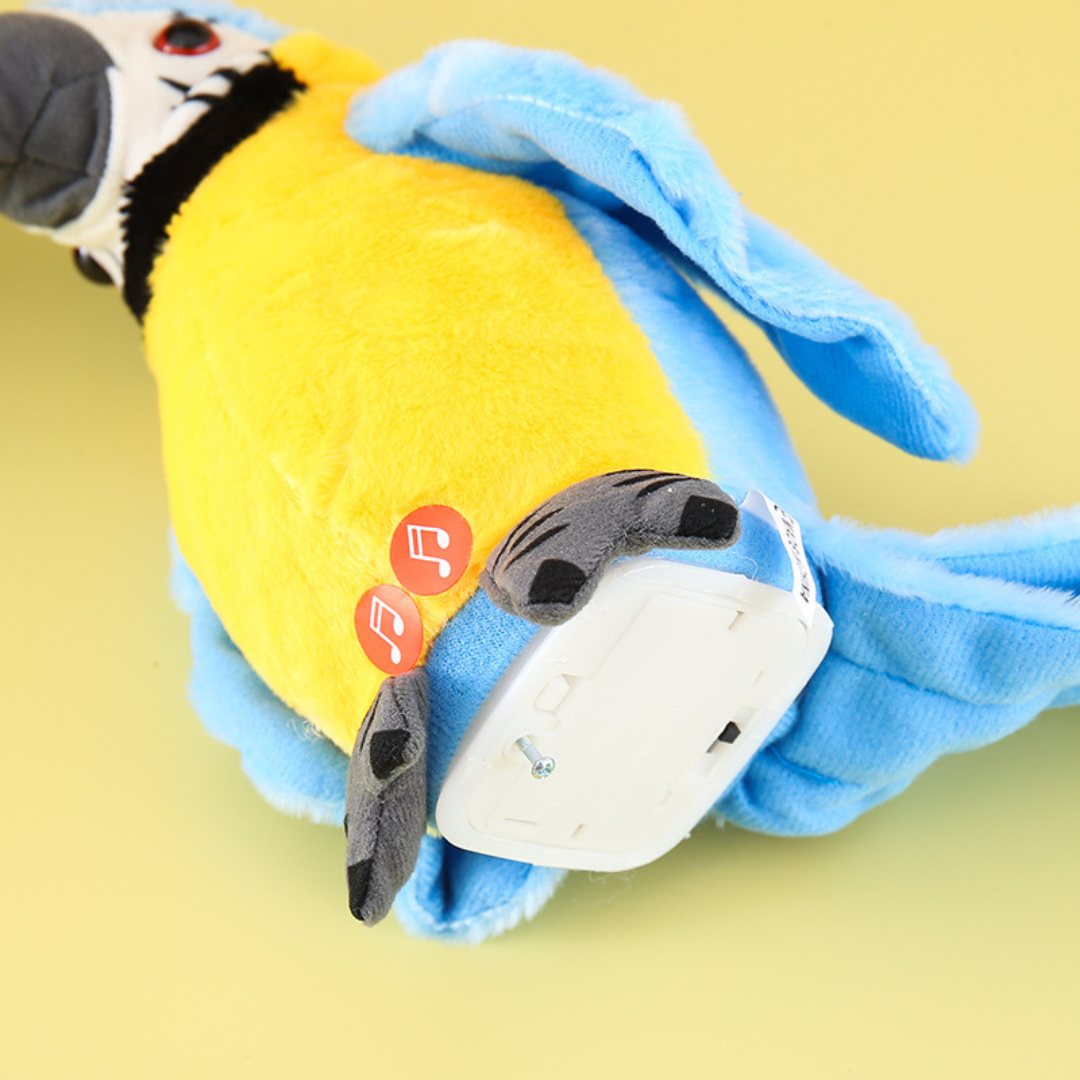 Parrotplay | Pratende Papegaai Met Muziek - Educatief Knuffel