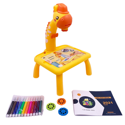 Dinoart Table | Creatieve Dino Tekentafel - Tekenbord