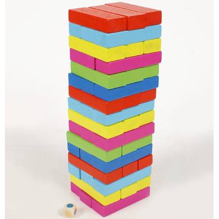Stackfun | Strategisch Stenen Verwijderen - Houten Toren