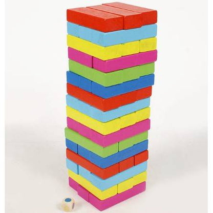 Stackfun | Strategisch Stenen Verwijderen - Houten Toren