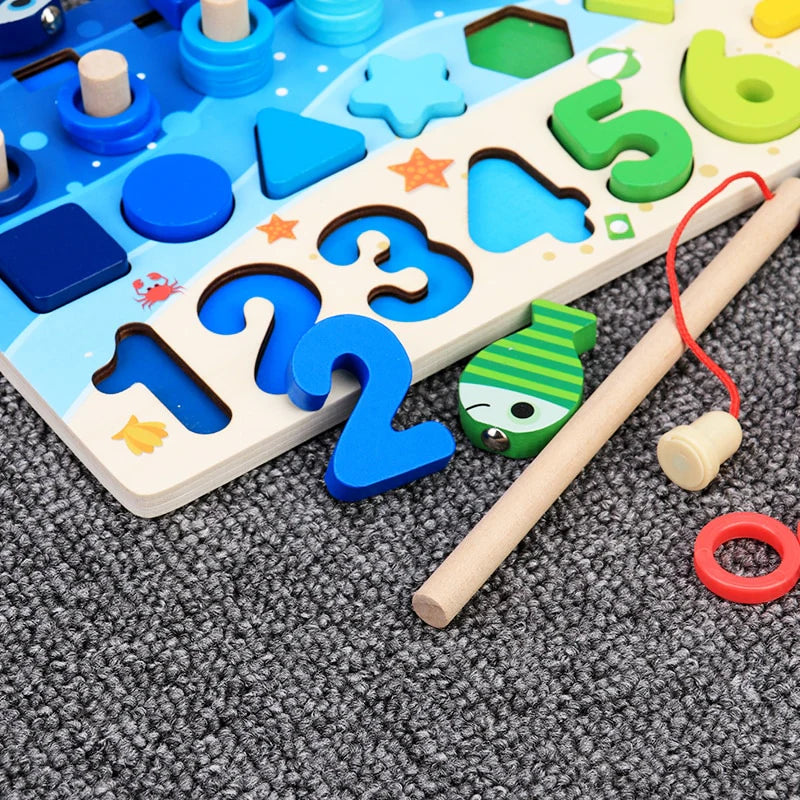 Playgrow | Ontwikkel Spelenderwijs Vaardigheden - Montessori Houten Bord
