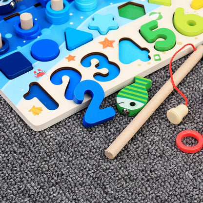 Playgrow | Ontwikkel Spelenderwijs Vaardigheden - Montessori Houten Bord