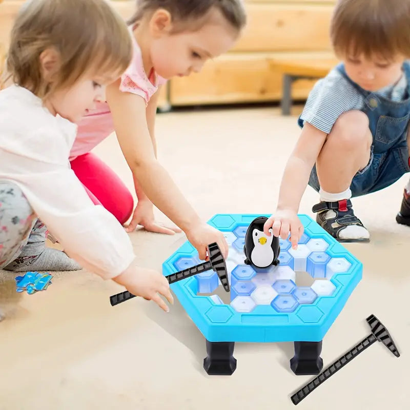 Pingufun | Bouw En Breek De Ijsvlakte - Educatief Bordspel