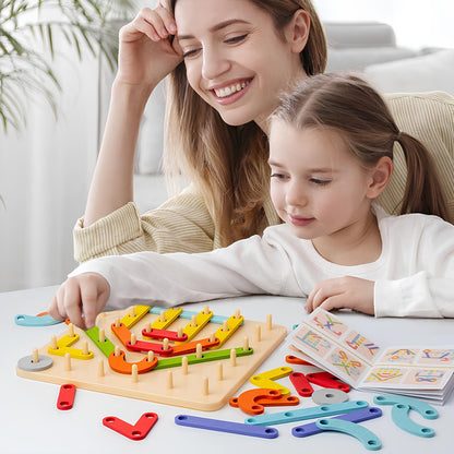 Thinkfit | Stimuleer Logisch En Creatief Denken - Montessori Houten Puzzel