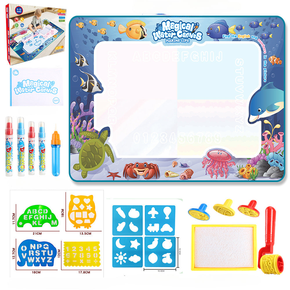 Doodlesplash | Kleur En Wis Eindeloos - Water Schildermat