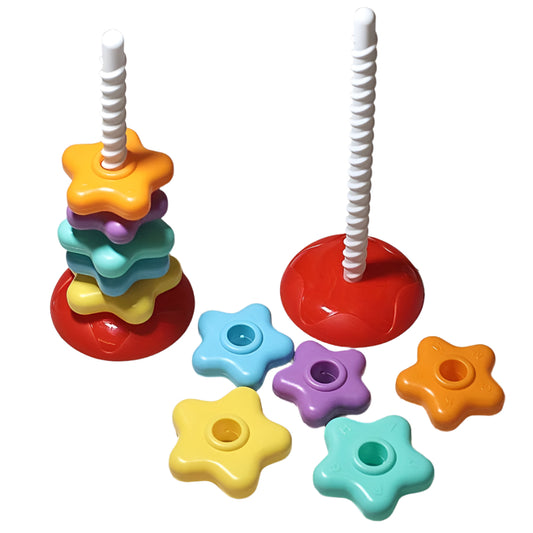 Cleverstacker | Ontdek Kleuren, Vormen En Maten - Educatieve Stapeltoren