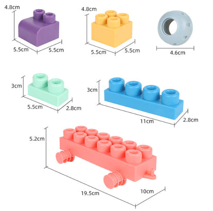 Flexiblocks | Kleurrijk Stapelen En Spelen - Siliconen Bouwstenen