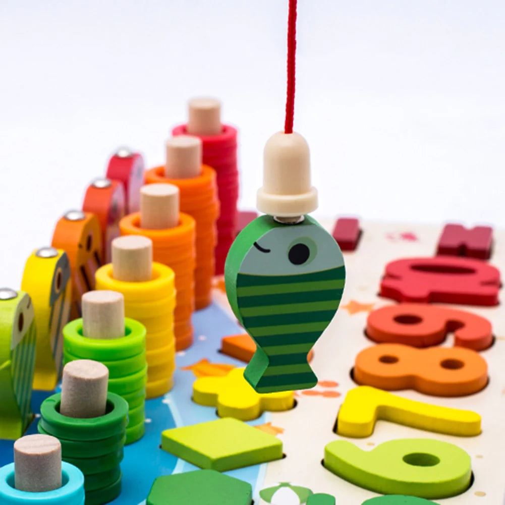 Playgrow | Ontwikkel Spelenderwijs Vaardigheden - Montessori Houten Bord