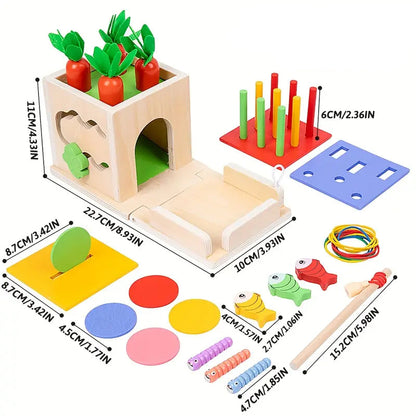 Wonderbox | Motoriek En Probleemoplossing - Educatieve Activiteitenkubus