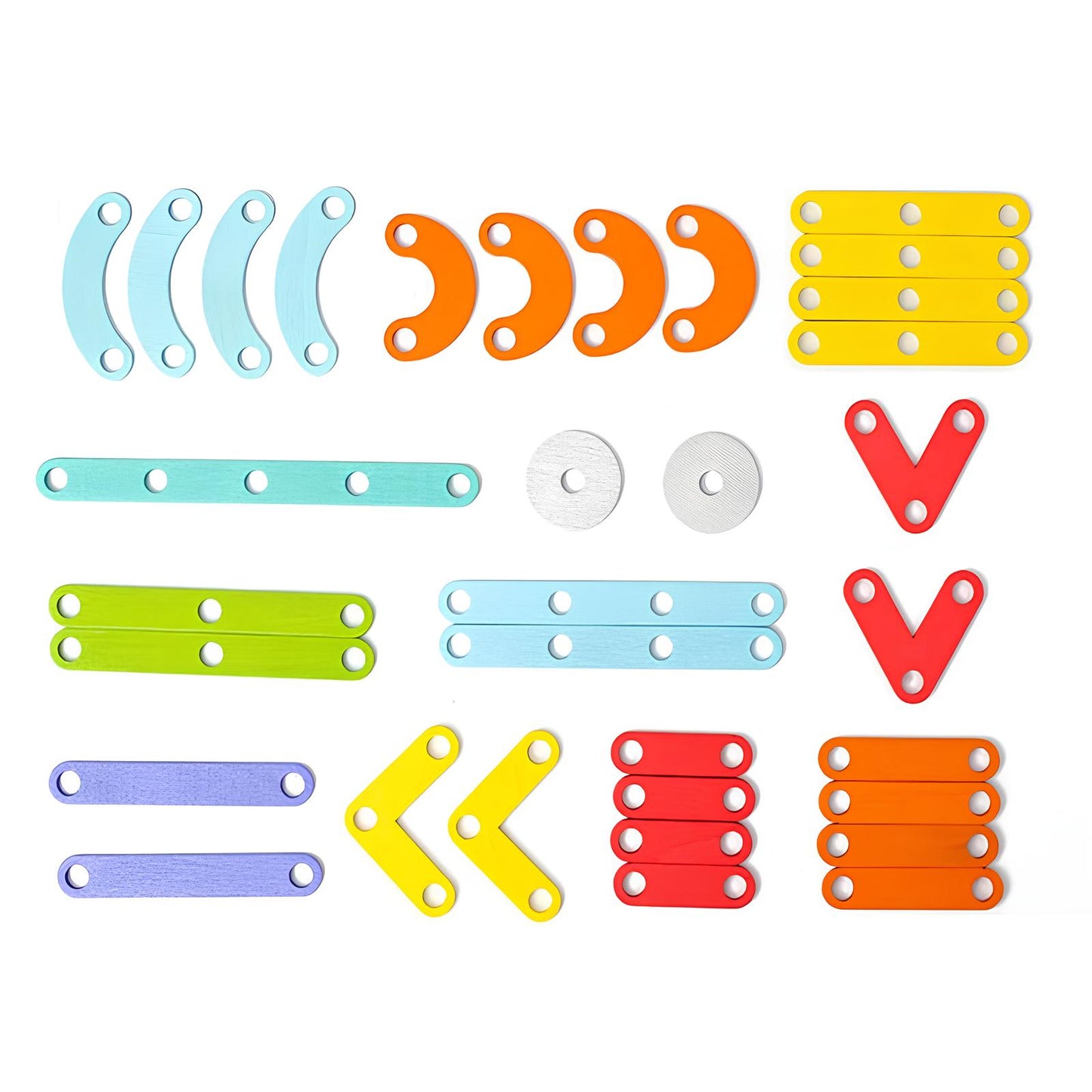 Thinkfit | Stimuleer Logisch En Creatief Denken - Montessori Houten Puzzel