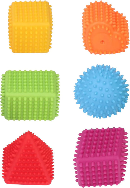 Touchcubes | Zachte Blokken Met Texturen - Baby Speelset