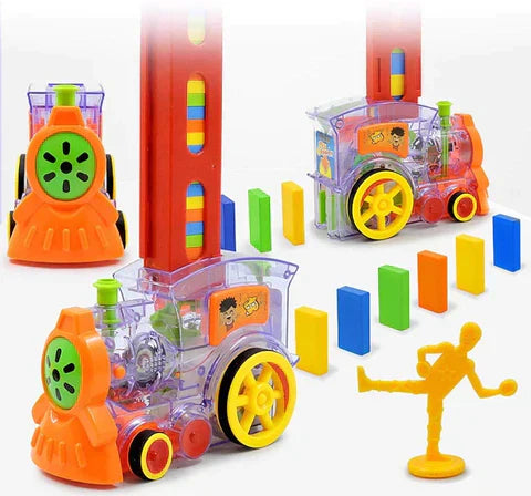 Domino Magic | Perfecte Rij In Seconden - Zelfrijdende Dominotrein