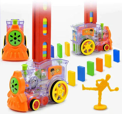 Domino Magic | Perfecte Rij In Seconden - Zelfrijdende Dominotrein