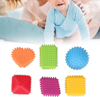 Touchcubes | Zachte Blokken Met Texturen - Baby Speelset