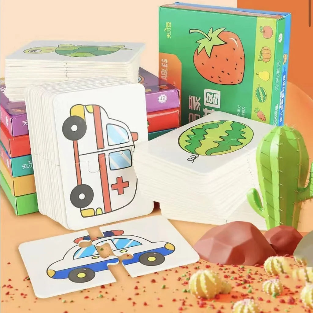 Brightmatch | Ontwikkel Geheugen En Vaardigheden - Educatieve Puzzelkaarten