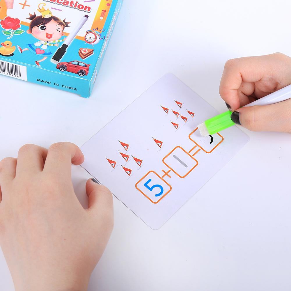 Skillcards | Leer Schrijven En Tellen - Educatieve Leerkaarten