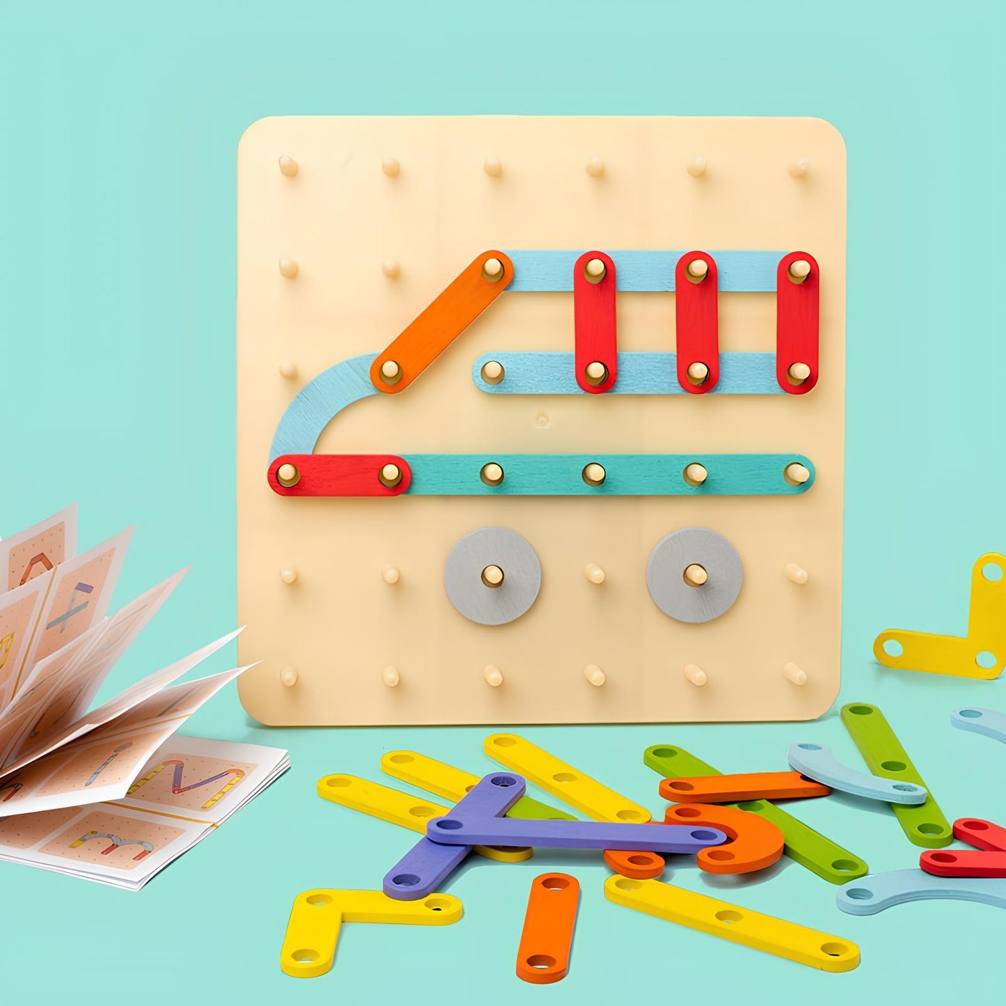 Thinkfit | Stimuleer Logisch En Creatief Denken - Montessori Houten Puzzel