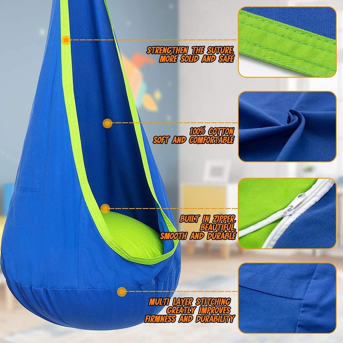 Dreamswing | Zwevend Relaxen En Spelen - Hangstoel