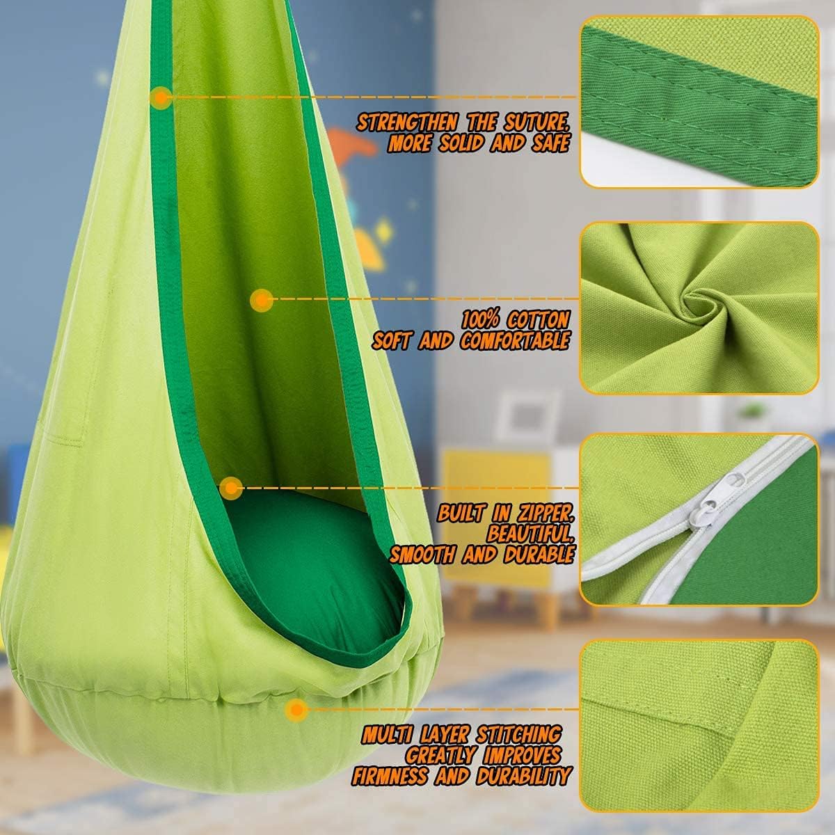 Dreamswing | Zwevend Relaxen En Spelen - Hangstoel